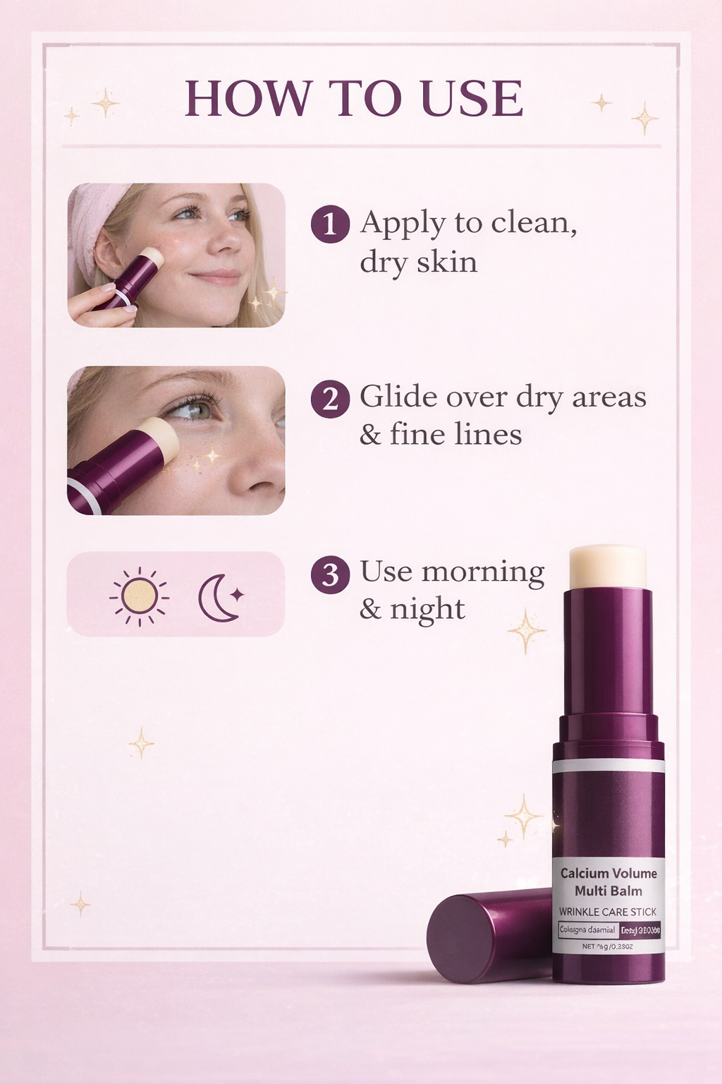 Golden Hour Collagen Glow Balm Stick